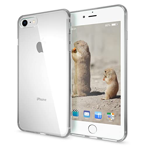NALIA Handyhülle kompatibel mit iPhone SE 2022 / SE 2020/8 / 7 Hülle, Durchsichtige Silikon Schutzhülle Phone Cover Handy-Tasche Weich, Ultra-Slim Soft Bumper Case Backcover Dünn - Transparent NALIA Handyhülle kompatibel mit iPhone SE 2022 / SE 2020/8 / 7 Hülle, Durchsichtige Silikon Schutzhülle Phone Cover Handy-Tasche Weich, Ultra-Slim Soft Bumper Case Backcover Dünn - Transparent von NALIA