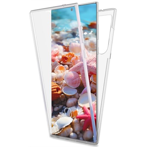 NALIA Klare 360-Grad Schutzhülle kompatibel mit Samsung Galaxy S24 Ultra Hülle, Transparenter Rundum-Schutz mit Harter Rückseite, Silikon-Rahmen & Front-Cover, Anti-Gelb Full-Body Durchsichtig Robust NALIA Klare 360-Grad Schutzhülle kompatibel mit Samsung Galaxy S24 Ultra Hülle, Transparenter Rundum-Schutz mit Harter Rückseite, Silikon-Rahmen & Front-Cover, Anti-Gelb Full-Body Durchsichtig Robust von NALIA