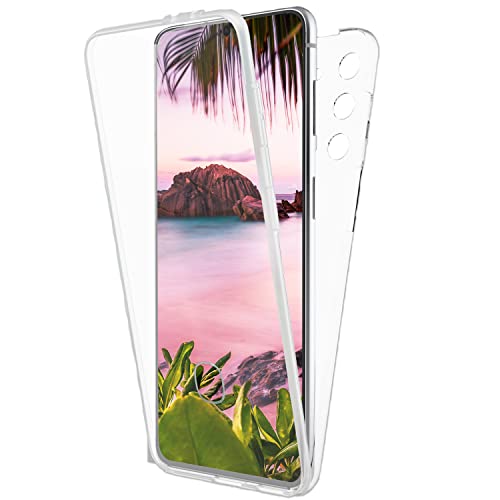 NALIA Klare 360° Schutzhülle kompatibel mit Samsung Galaxy S23 Plus Hülle, Komplettschutz Transparent Anti-Gelb Durchsichtig Robust, Hardcase & Silikon Bumper & Displayschutz, Full-Cover Handyhülle NALIA Klare 360° Schutzhülle kompatibel mit Samsung Galaxy S23 Plus Hülle, Komplettschutz Transparent Anti-Gelb Durchsichtig Robust, Hardcase & Silikon Bumper & Displayschutz, Full-Cover Handyhülle von NALIA