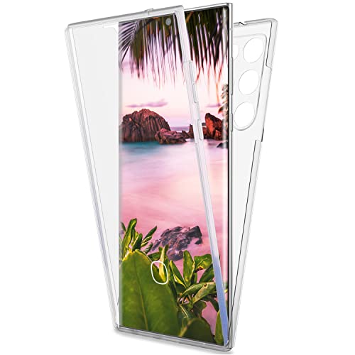 NALIA Klare 360° Schutzhülle kompatibel mit Samsung Galaxy S23 Ultra Hülle, Komplettschutz Transparent Anti-Gelb Durchsichtig Robust, Hardcase & Silikon Bumper & Displayschutz, Full-Cover Handyhülle NALIA Klare 360° Schutzhülle kompatibel mit Samsung Galaxy S23 Ultra Hülle, Komplettschutz Transparent Anti-Gelb Durchsichtig Robust, Hardcase & Silikon Bumper & Displayschutz, Full-Cover Handyhülle von NALIA