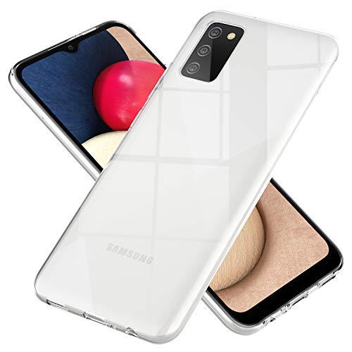 NALIA Klare Handyhülle kompatibel mit Samsung Galaxy A02s Hülle, Transparente Silikon Schutzhülle Clear Case Soft Phone Cover, Dünne Durchsichtige Handy-Tasche Ultra-Slim Bumper Etui Schale Backcover von NALIA