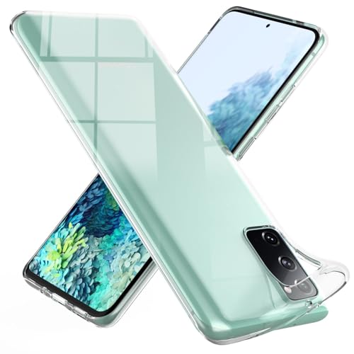 NALIA Klare Handyhülle kompatibel mit Samsung Galaxy S20 FE Hülle, Transparente Silikon Schutzhülle Clear Case Phone Cover, Dünne Durchsichtige Handy-Tasche Ultra-Slim Bumper Etui Schale Backcover von NALIA