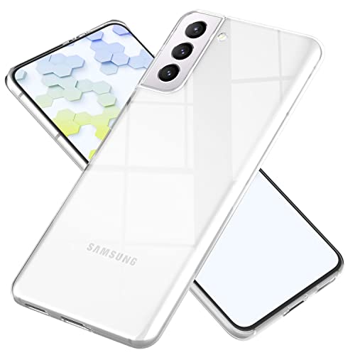 NALIA Klare Silikonhülle kompatibel mit Samsung Galaxy S22 Hülle, Transparent Anti-Gelb Durchsichtig Vergilbungsfrei Crystal Clear, Dünne Schutzhülle Stoßfeste Silikon Handyhülle Cover Case Bumper von NALIA