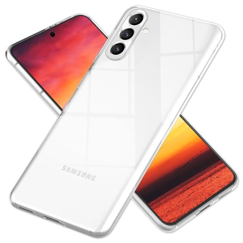 NALIA Klare Silikonhülle kompatibel mit Samsung Galaxy S24 Plus Hülle, Transparentes Handycover für kristallklaren Look, Durchsichtig Anti-Gelb Flexibel, Schlanke Weiche Klarsichthülle mit Durchblick von NALIA