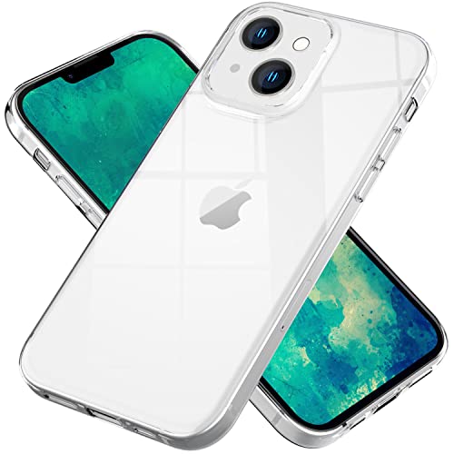 NALIA Klare Silikonhülle kompatibel mit iPhone 14 Plus Hülle, Transparent Anti-Gelb Durchsichtig Vergilbungsfrei Crystal Clear, Dünne Schutzhülle Stoßfeste Silikon Handyhülle Cover Case Bumper Etui NALIA Klare Silikonhülle kompatibel mit iPhone 14 Plus Hülle, Transparent Anti-Gelb Durchsichtig Vergilbungsfrei Crystal Clear, Dünne Schutzhülle Stoßfeste Silikon Handyhülle Cover Case Bumper Etui von NALIA