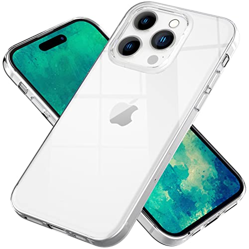 NALIA Klare Silikonhülle kompatibel mit iPhone 14 Pro Hülle, Transparent Anti-Gelb Durchsichtig Vergilbungsfrei Crystal Clear, Dünne Schutzhülle Stoßfeste Silikon Handyhülle Cover Case Bumper Etui NALIA Klare Silikonhülle kompatibel mit iPhone 14 Pro Hülle, Transparent Anti-Gelb Durchsichtig Vergilbungsfrei Crystal Clear, Dünne Schutzhülle Stoßfeste Silikon Handyhülle Cover Case Bumper Etui von NALIA