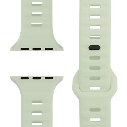 NALIA Motion Silikon Armband kompatibel mit Apple Watch Armband iWatch Series Ultra/SE 10 9 8 7 6 5 4 3 2 1, 42/44/45/46/49mm, Ersatzarmband Sportarmband Steck-Pin Verschluss, Farbe:Pazifikgrün NALIA Motion Silikon Armband kompatibel mit Apple Watch Armband iWatch Series Ultra/SE 10 9 8 7 6 5 4 3 2 1, 42/44/45/46/49mm, Ersatzarmband Sportarmband Steck-Pin Verschluss, Farbe:Pazifikgrün von NALIA