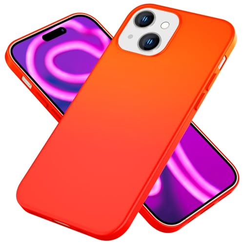 NALIA Neon Cover kompatibel mit iPhone 15 Hülle, Bunte Silikonhülle Intensive Farbe, Samtig Weich Gummiert rutschfest Stoßfest, Dünne Handyhülle Schutzhülle Soft Case Backcover Bumper, Farbe:Orange NALIA Neon Cover kompatibel mit iPhone 15 Hülle, Bunte Silikonhülle Intensive Farbe, Samtig Weich Gummiert rutschfest Stoßfest, Dünne Handyhülle Schutzhülle Soft Case Backcover Bumper, Farbe:Orange von NALIA