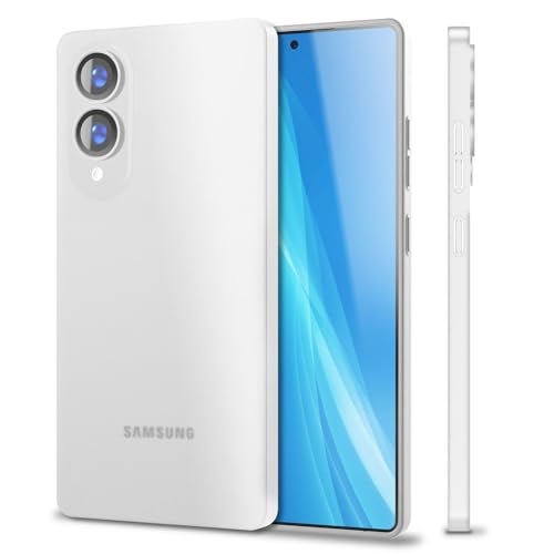 NALIA Phantom für Samsung Galaxy S25 Edge Hülle, Extrem Dünn 0,3mm, Mattiert, Anti-Fingerabdruck, Schlankes Hardcover, Federleicht, Ultra-Slim Case, Minimalistische Handyhülle, Farbe:Weiß Transparent NALIA Phantom für Samsung Galaxy S25 Edge Hülle, Extrem Dünn 0,3mm, Mattiert, Anti-Fingerabdruck, Schlankes Hardcover, Federleicht, Ultra-Slim Case, Minimalistische Handyhülle, Farbe:Weiß Transparent von NALIA