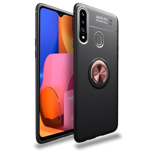 NALIA Ring Handyhülle kompatibel mit Samsung Galaxy A20s Hülle, Silikon Cover mit 360-Grad Finger-Halter für magnetische KFZ-Halterung, Schutzhülle Phone Case Handy-Tasche Etui Bumper, Farbe:Rose Gold NALIA Ring Handyhülle kompatibel mit Samsung Galaxy A20s Hülle, Silikon Cover mit 360-Grad Finger-Halter für magnetische KFZ-Halterung, Schutzhülle Phone Case Handy-Tasche Etui Bumper, Farbe:Rose Gold von NALIA