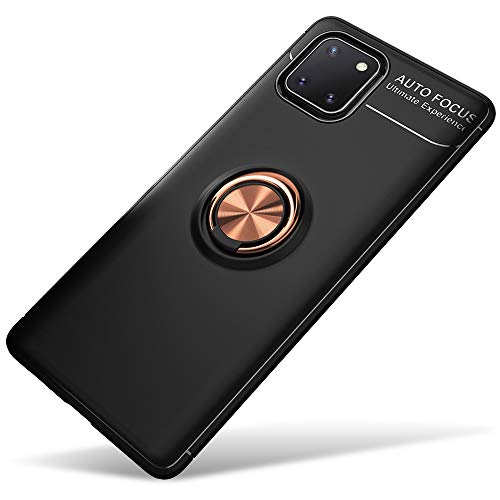 NALIA Ring Handyhülle kompatibel mit Samsung Galaxy Note 10 Lite Hülle, Silikon Cover mit 360-Grad Finger-Halter für magnetische KFZ-Halterung, Schutzhülle Phone Case Handy-Tasche, Farbe:Rose Gold NALIA Ring Handyhülle kompatibel mit Samsung Galaxy Note 10 Lite Hülle, Silikon Cover mit 360-Grad Finger-Halter für magnetische KFZ-Halterung, Schutzhülle Phone Case Handy-Tasche, Farbe:Rose Gold von NALIA