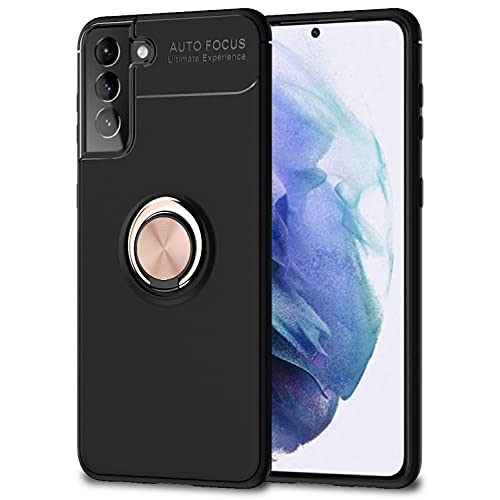 NALIA Ring Handyhülle kompatibel mit Samsung Galaxy S21 Hülle, Silikon Cover mit 360-Grad Finger-Halter für magnetische KFZ-Halterung, Schutzhülle Phone Case Handy-Tasche Etui Bumper, Farbe:Rose Gold NALIA Ring Handyhülle kompatibel mit Samsung Galaxy S21 Hülle, Silikon Cover mit 360-Grad Finger-Halter für magnetische KFZ-Halterung, Schutzhülle Phone Case Handy-Tasche Etui Bumper, Farbe:Rose Gold von NALIA