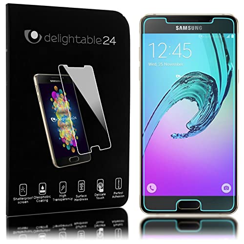 NALIA Schutzglas kompatibel mit Samsung Galaxy A3 2016, 9H Glas-Schutzfolie Display-Abdeckung Hüllen-Kompatibel, Handy-Folie Schutz-Film Glasfolie, HD Screen Protector Tempered Glass - Transparent von NALIA