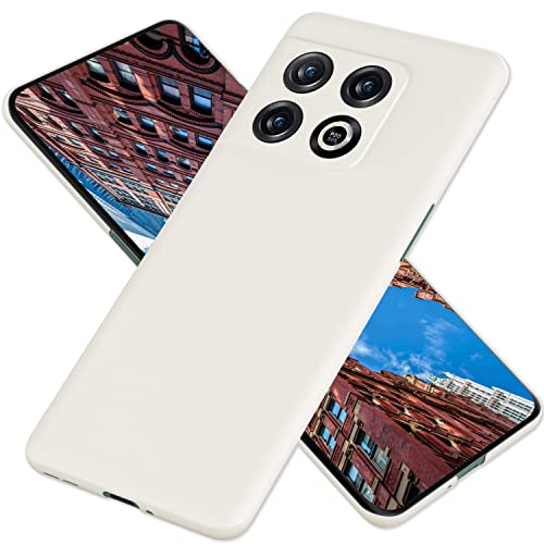 NALIA Ultra-Dünnes Hardcase kompatibel mit OnePlus 10 Pro Hülle, Anti-Fingerabdruck Seidig-Matt rutschfest Extra-Leicht 0,5mm Schlank, Harte Schutzhülle Handyhülle Slim-Fit Cover Case, Farbe:Weiß von NALIA