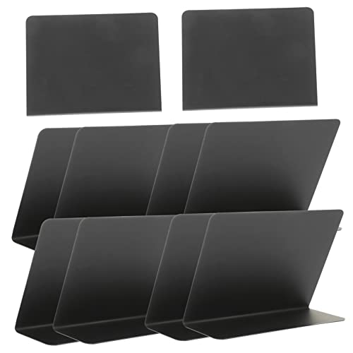 NAMOARLY 10 Stück Löschbares Nachrichtenbrett dekorative Tafel Schule Mini Zeichen Lieferungen write board hochzeitsdeko kreidemarker Heimdekoration Tafel Desktop-Memoboard Acryl Black von NAMOARLY