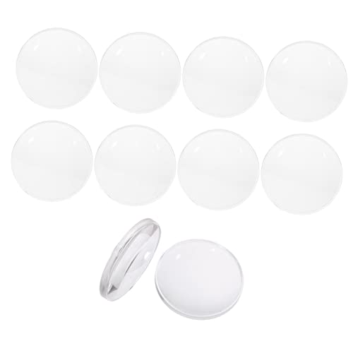NAMOARLY 10 Stück VR-Linsen Optische 3D-Linse Gläser Virtual-Reality-Brille VR-Brillenlinse VR Brillen Ersatzteile VR Brillen Zubehör Set VR-Objektiv ersatz vr brillenglas Acryl Silver von NAMOARLY