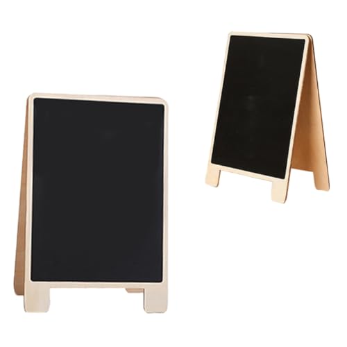 NAMOARLY 2 Stück Kleine Tafel Bemalen Erste Kreidetafel-schild Von Message Board Klein Stehend Schreiben Party Zeichnung Tafelzeichen Briefbrett Zeichen Kreidebretter Für Zypresse Black von NAMOARLY