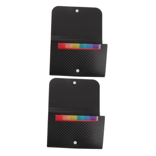 NAMOARLY 2 Stück Organ Pack Ordner Aktenhalter Hängend Farbig Reisedokumenten Organizer Büro Akkordeon Umschlag Ordner Organizer Ordner Kleine Ordnertasche Zwei Organizer Dokumente Mini Pp von NAMOARLY