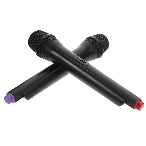 NAMOARLY 2 Stücke Gefälschtes Mikrofon Kunststoff-mikrofon- Bildungsspielzeug Spielzeugmikrofon Für Simuliertes Mikrofon Partygeschenk Karaoke- Plastik Black von NAMOARLY