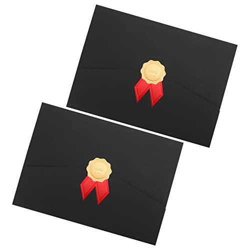 NAMOARLY 2St Diplom-Cover dokumentenmappe document folder Inhaber von Abschlusszeugnissen Award-Cover briefumschläge Umschlag zertifikat papier halter Schutzhülle für Papierzertifikate von NAMOARLY