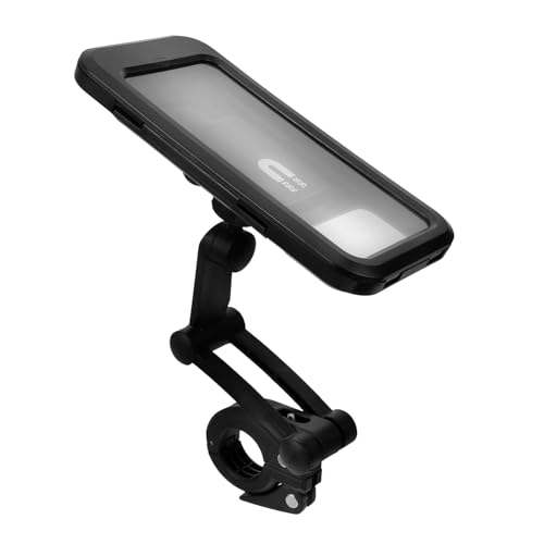NAMOARLY 360Grad Wasserdichter Fahrrad Telefonhalter Magnetische Handyhalterung für Elektrofahrrad Motorradzubehör Einfache Installation wasserdichte Sicherer Halt von NAMOARLY