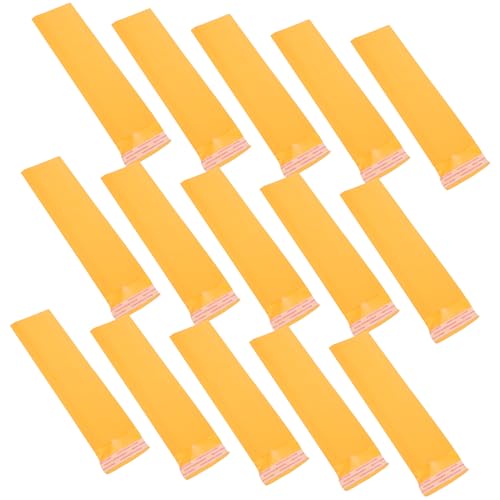 NAMOARLY 50 Stück Blasenmailer Gepolstert Kleine Taschen Verpackung Ziehen Um Extra Mittel Brief Umschläge Versiegelbar Mailer Versandumschlag Unterlage Groß Kraftpapier Yellow von NAMOARLY