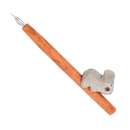 NAMOARLY Faultier Holzschnitzerei Kugelschreiber Eleganter Hölzerner Stift für Studenten Langlebiges Design Perfektes für Freunde und Familie für Schule und Bürobedarf von NAMOARLY