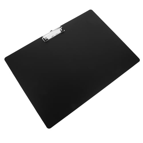 NAMOARLY Malerei Schiene Aktenordner-Clip-Pad Schwarz Büro-Klemmbrett Klemmbrett in legaler Größe skizzieren schreibtafel buchstabentafel write board clipboard a3 Zwischenablage Black von NAMOARLY