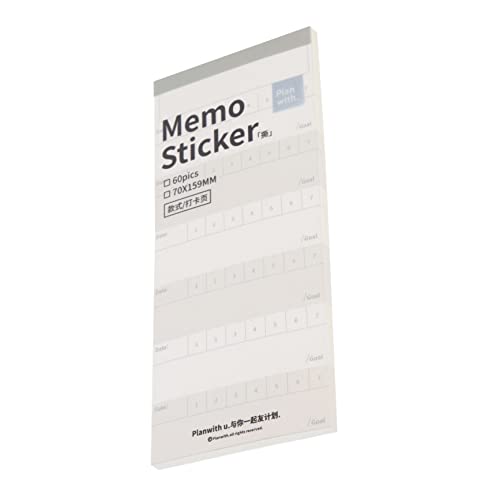 NAMOARLY Planer Haftnotiz Notizen Klebrig Beschreibbare Aufkleber Mini-notizblöcke Selbstklebende Notiz Ästhetisch Erwachsene Farbig Notizbilder Büro- Und Schulbedarf Buchseite Papier Blue von NAMOARLY