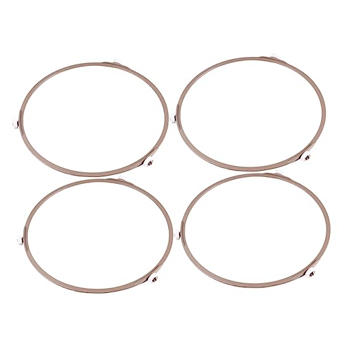 NAMOARLY Mikrowellen-Drehteller- -Set 4-teilig runder Ofenring Mikrowellen-Tablett-Rollenunterstützung Ofentablett-Kreis für gleichmäßiges Erhitzen NAMOARLY Mikrowellen-Drehteller- -Set 4-teilig runder Ofenring Mikrowellen-Tablett-Rollenunterstützung Ofentablett-Kreis für gleichmäßiges Erhitzen von NAMOARLY