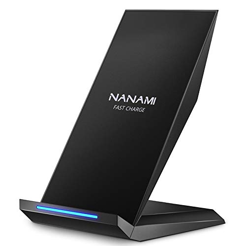 NANAMI Fast Wireless Charger, Induktive Ladestation für Apple iPhone 15 14 13 12 Pro 12 11 XS Max XR X 8 Plus,Kabelloses Ladegerät Qi Phone Handy Charger Schnell für Samsung Galaxy S24 S23 S22 S21 S20 von NANAMI