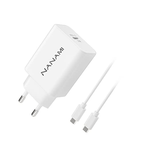 USB C Ladegerät iPhone Netzteil - NANAMI 30W Power Adapter mit USB C Kabel, USB C Stecker Schnellladegerät für iPhone 15,15 Pro,15 Pro Max,14,14 Pro,14 Pro Max, Samsung Galaxy S24 Ultra, LG,Pixel 8/7, von NANAMI