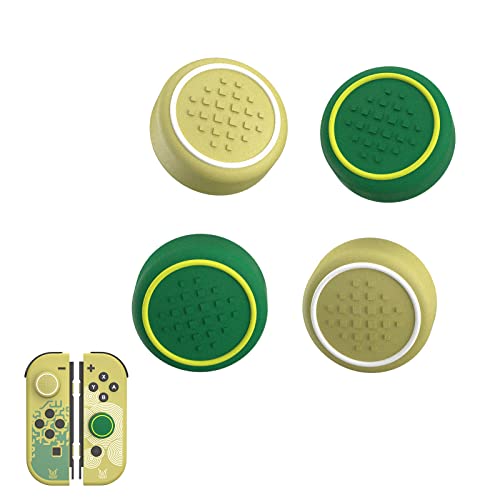 Switch Button Caps Switch OLED Thumb Grip Caps Joystick Caps for Switch Lite - Yellow and Green von NANANINO