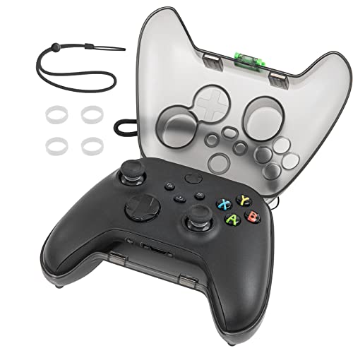 Xbox Series X Controller Hülle, Hartschalen-Schutzhülle für Xbox Series S Controller, Xbox Series X Controller Zubehör - Schwarz von NANANINO