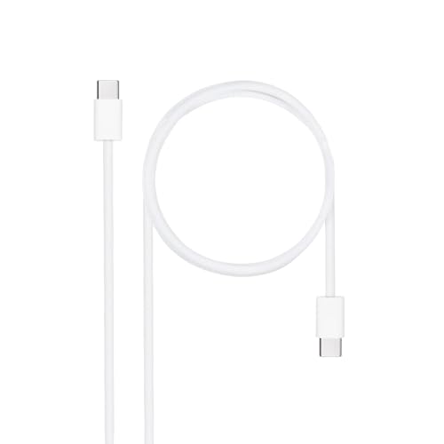 NANOCABLE 10.01.6002-CO – USB-C 2.0-Kabel 60 W 3 A, USB-C-Stecker auf USB-C-Stecker, weiß, 2 m NANOCABLE 10.01.6002-CO – USB-C 2.0-Kabel 60 W 3 A, USB-C-Stecker auf USB-C-Stecker, weiß, 2 m von NANOCABLE