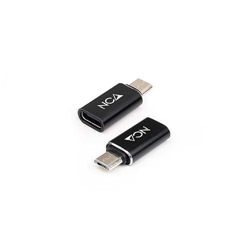 NANOCABLE 10.02.0014 – Micro-USB-auf-USB-C-Adapter, Micro-B-Stecker auf USB-C-Buchse, Schwarz NANOCABLE 10.02.0014 – Micro-USB-auf-USB-C-Adapter, Micro-B-Stecker auf USB-C-Buchse, Schwarz von NANOCABLE