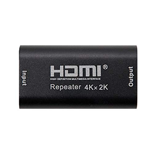 Nanocable 10.15.1201 - HDMI V1.4b Repeater Adapter bis zu 4K x 2K 24Hz (297 MHz), 3D Video (1080p und 1080i), A/H-A/H, weiblich-weiblich, schwarz von NANOCABLE