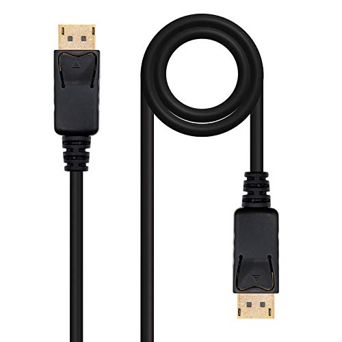 Nanocable 10.15.2303 - DISPLAYPORT Kabel, DP/M-DP/M, männlich-männlich (20 Pins), schwarz, 3.0 mts von NANOCABLE