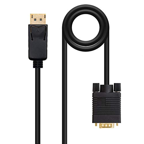 Nanocable 10.15.4403 - DisplayPort zu VGA Konverterkabel, DisplayPort/M-VGA/M, schwarz, 3.0 mts Nanocable 10.15.4403 - DisplayPort zu VGA Konverterkabel, DisplayPort/M-VGA/M, schwarz, 3.0 mts von NANOCABLE