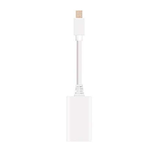 Nanocable 10.16.0102-W - Mini DisplayPort zu HDMI Konverter, mDP/M-HDMI A/H, männlich-weiblich, Weiß, 15 cms Nanocable 10.16.0102-W - Mini DisplayPort zu HDMI Konverter, mDP/M-HDMI A/H, männlich-weiblich, Weiß, 15 cms von NANOCABLE