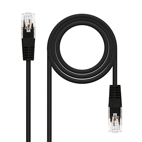 Nanocable 10.20.0107-BK - Ethernet Netzwerkkabel RJ45, Cat5e UTP AWG24, Schwarz, 7.0 mts von NANOCABLE