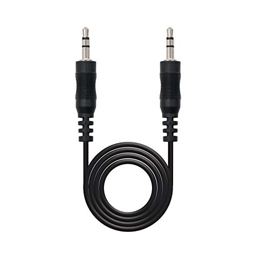 Nanocable 10.24.0103 - Stereo Audiokabel, JACK 3.5/M-JACK 3.5/M, männlich-männlich, schwarz, 3.0 mts Nanocable 10.24.0103 - Stereo Audiokabel, JACK 3.5/M-JACK 3.5/M, männlich-männlich, schwarz, 3.0 mts von NANOCABLE