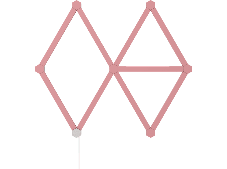 NANOLEAF Lines Skin Pink Matte 9pcs Verkleidung - von NANOLEAF