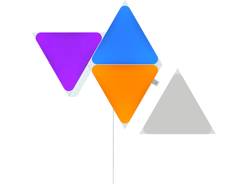 NANOLEAF Shapes Triangles Starter Kit - 4PK Beleuchtung Multicolor / Warmweiß Tageslichtweiß von NANOLEAF
