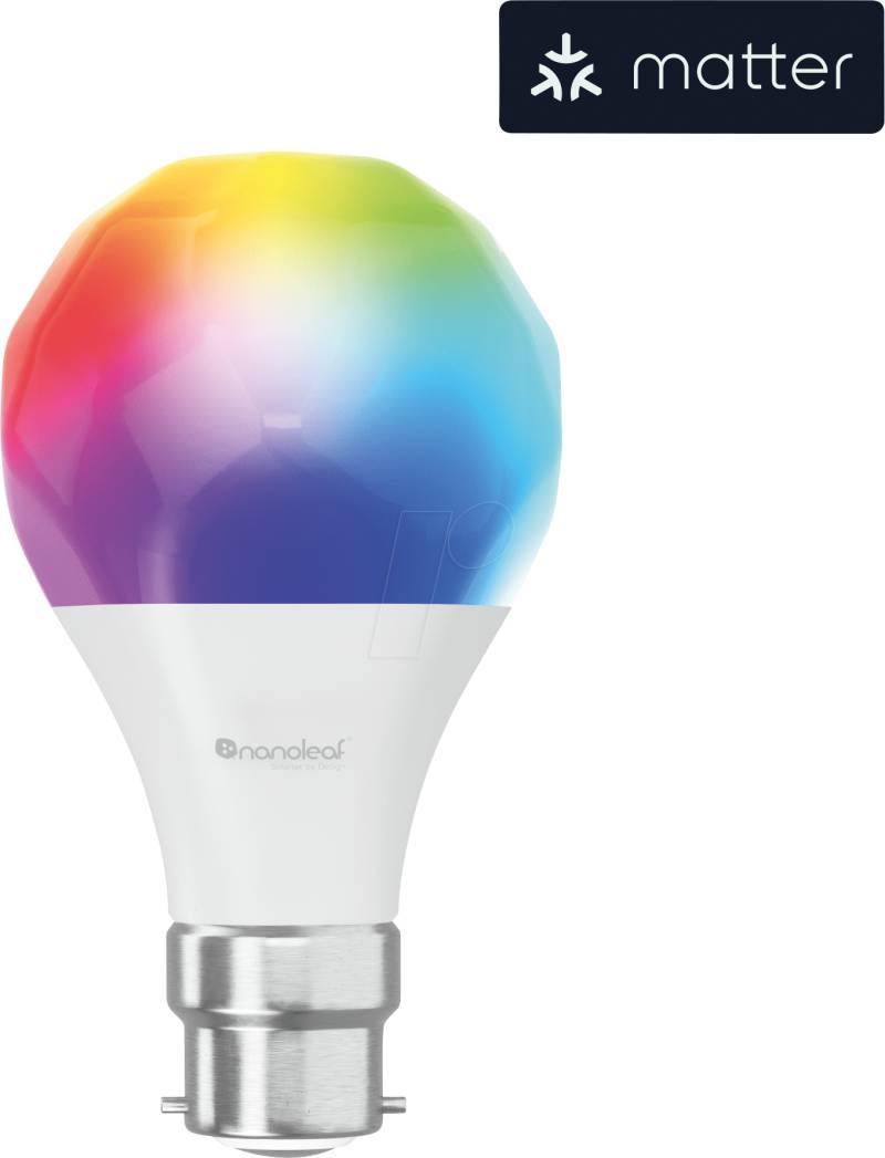 NF080B02-1A19B - Smarte Matter-LED-Lampe B22-Fassung von NANOLEAF