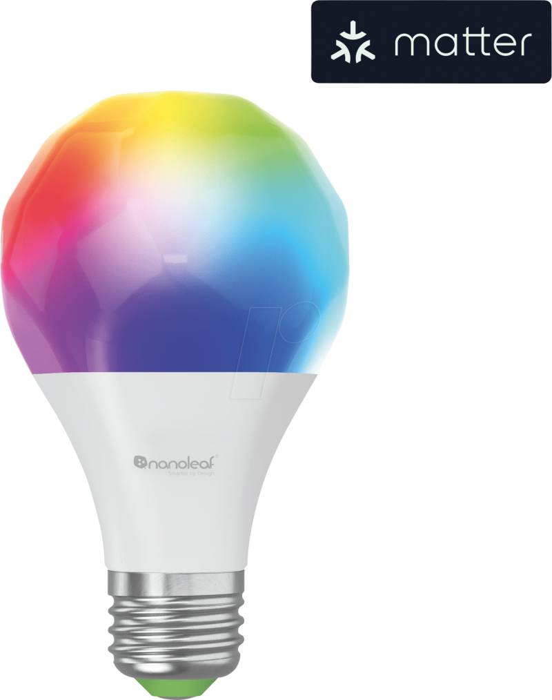 NF080B02-1A19E - Smarte Matter-LED-Lampe E27-Fassung von NANOLEAF