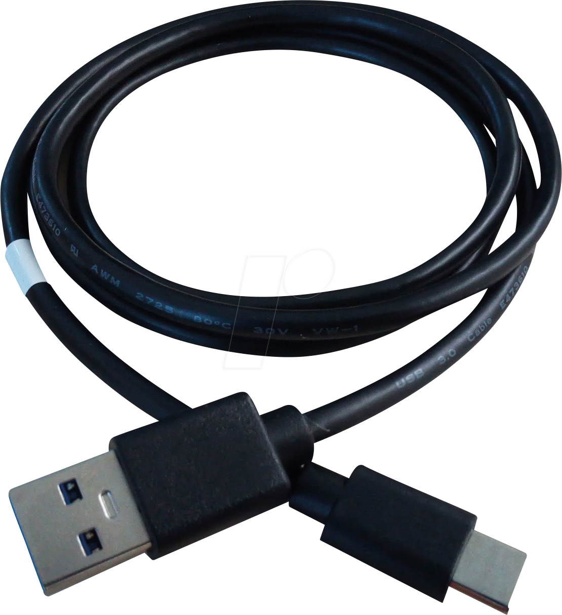 NANOXIA 344377 - Sync- & Ladekabel, USB 2.0 -> USB-C™, 1,0 m, schwarz von NANOXIA