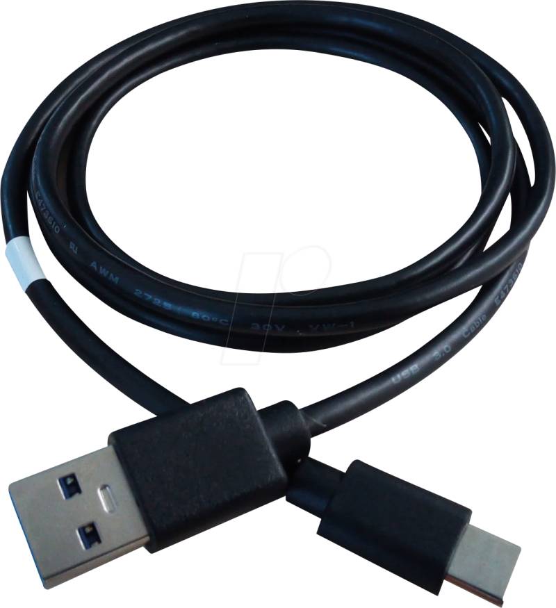 NANOXIA 344377 - Sync- & Ladekabel, USB 2.0 -> USB-C™, 1,0 m, schwarz von NANOXIA