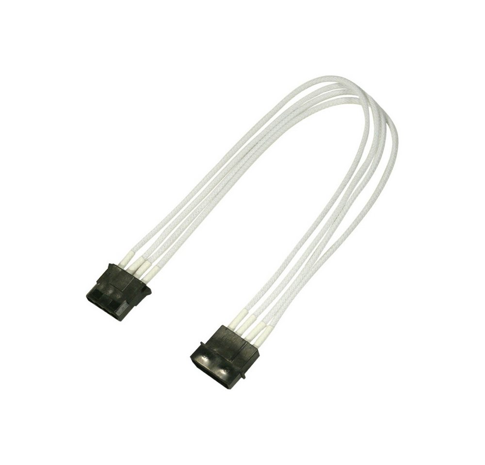 NANOXIA Nanoxia 4-Pin Verlängerung Single (0,3m) - Kabel Verlängerungskabel, 4-Pin, Hochwertige 4-Pin Verlängerung, 0,3m lang, flexibel von NANOXIA