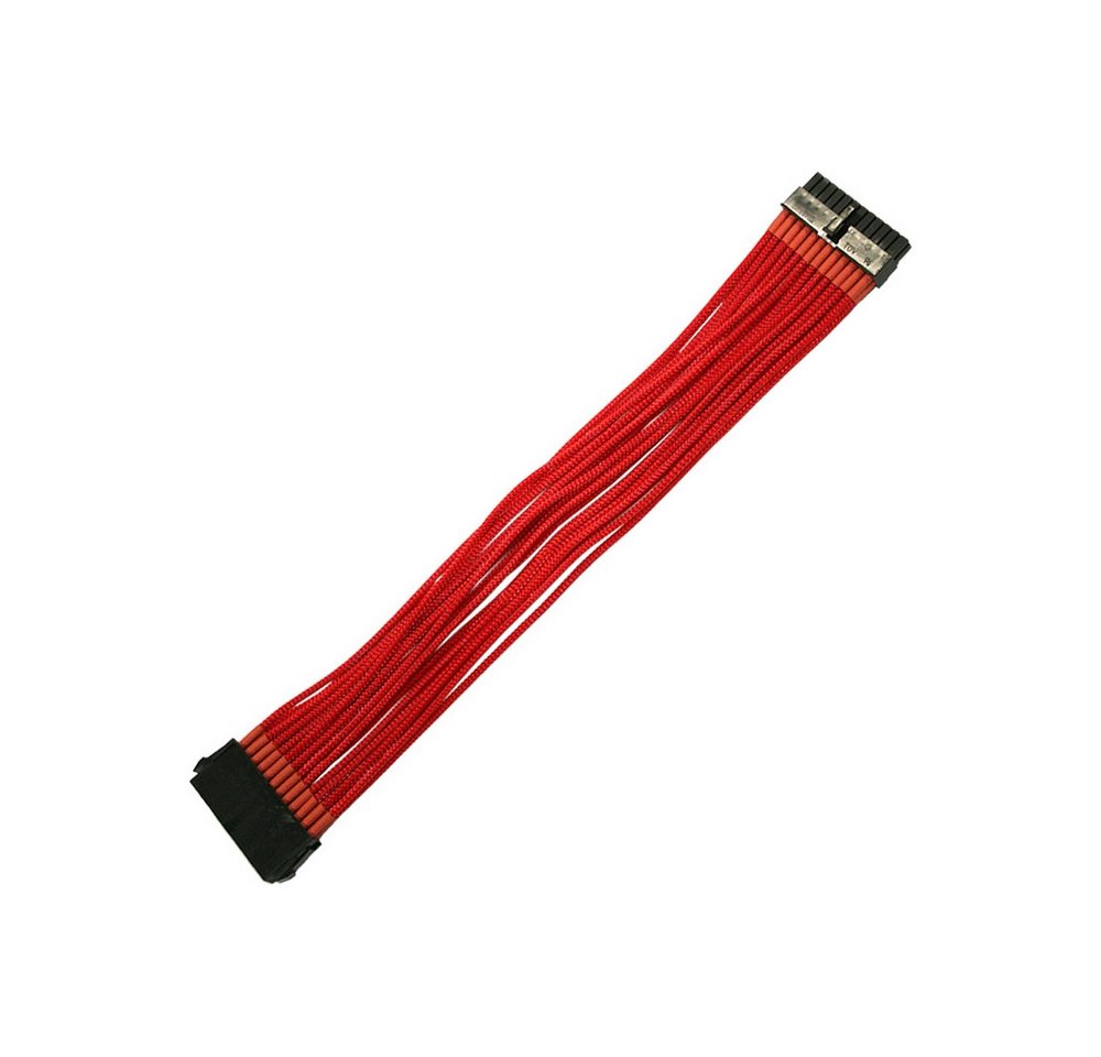 NANOXIA Nanoxia ATX Verlängerung Single (0,3m) - Kabel Stromadapter ATX, Hochwertige ATX Verlängerung, 0,3m für Flexibilität von NANOXIA